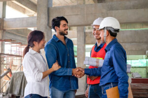 hiring a professional builder to construct