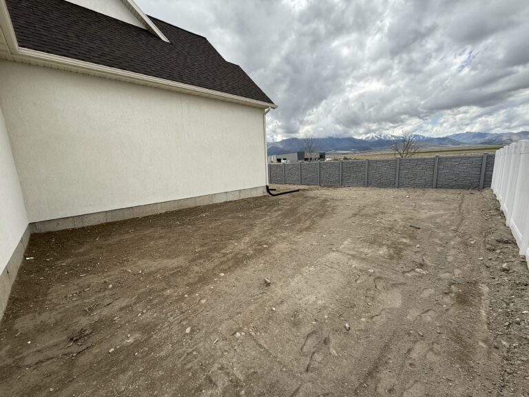 Behind Garage